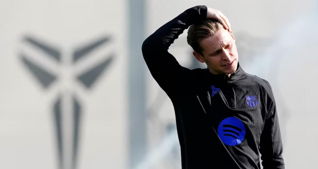 芒果体育直播-阿斯：德容因伤仍在健身房进行恢复，本周末对马竞他不会上场